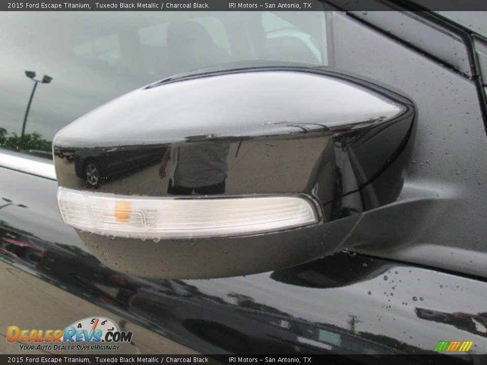 2015 Ford Escape Titanium Tuxedo Black Metallic / Charcoal Black Photo #7