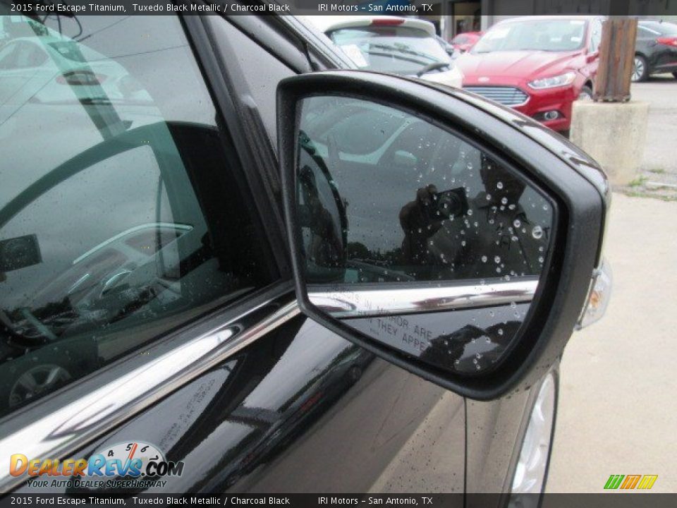 2015 Ford Escape Titanium Tuxedo Black Metallic / Charcoal Black Photo #8