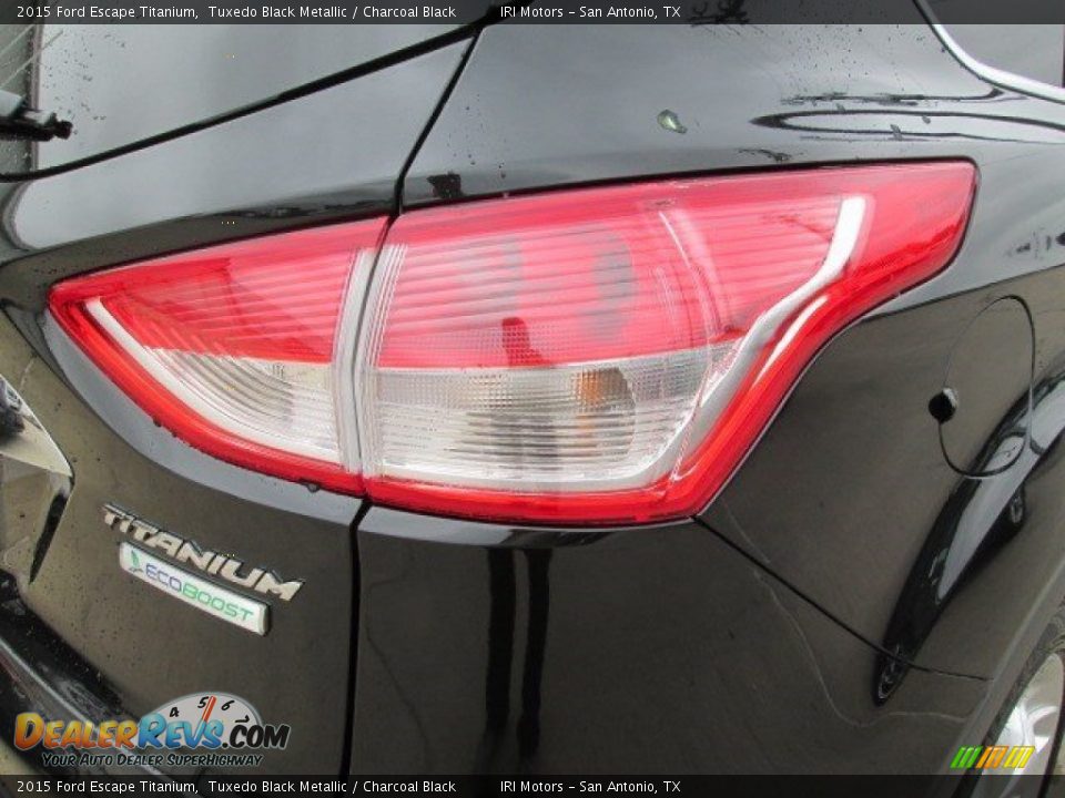 2015 Ford Escape Titanium Tuxedo Black Metallic / Charcoal Black Photo #10