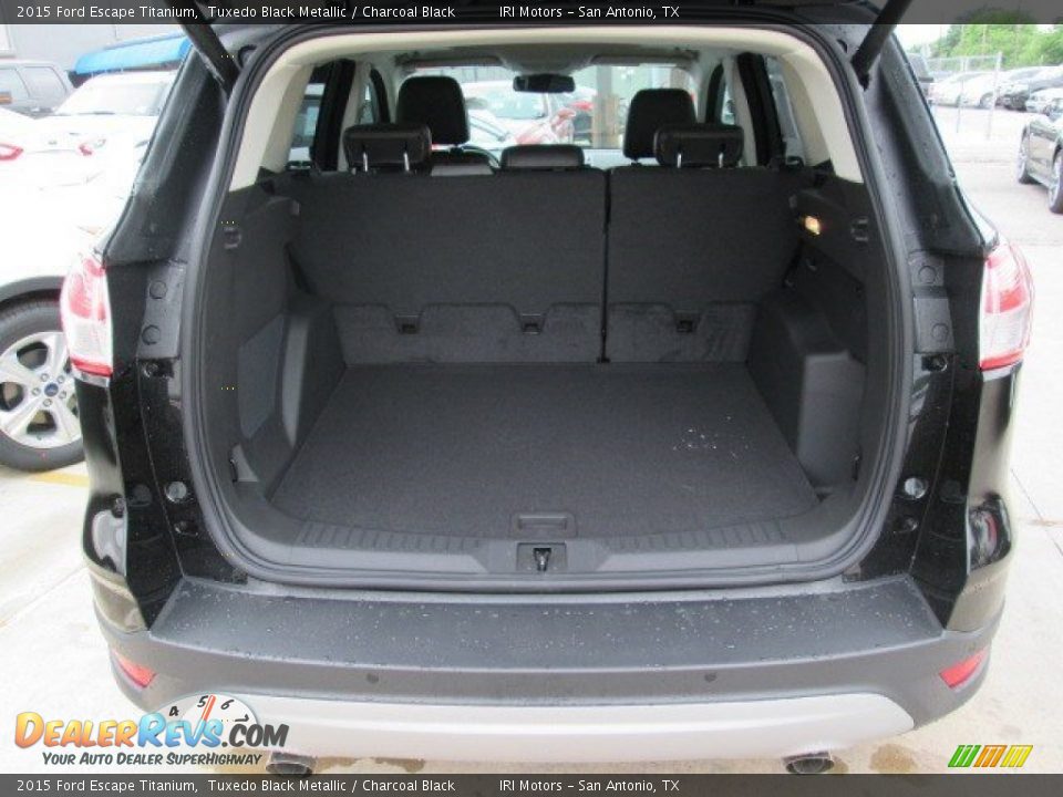2015 Ford Escape Titanium Tuxedo Black Metallic / Charcoal Black Photo #16
