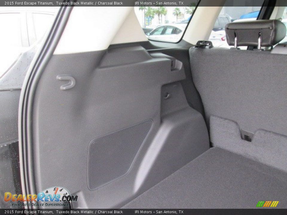 2015 Ford Escape Titanium Tuxedo Black Metallic / Charcoal Black Photo #18