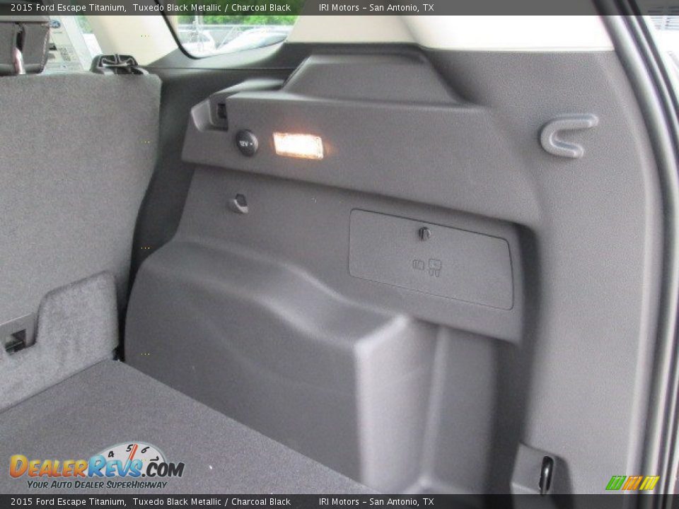 2015 Ford Escape Titanium Tuxedo Black Metallic / Charcoal Black Photo #19