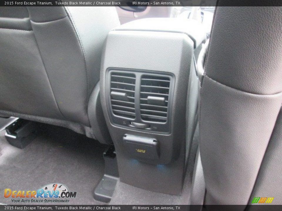 2015 Ford Escape Titanium Tuxedo Black Metallic / Charcoal Black Photo #24