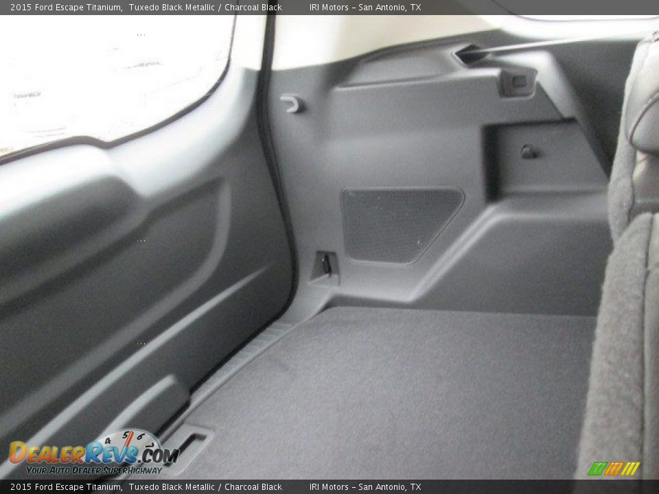 2015 Ford Escape Titanium Tuxedo Black Metallic / Charcoal Black Photo #25