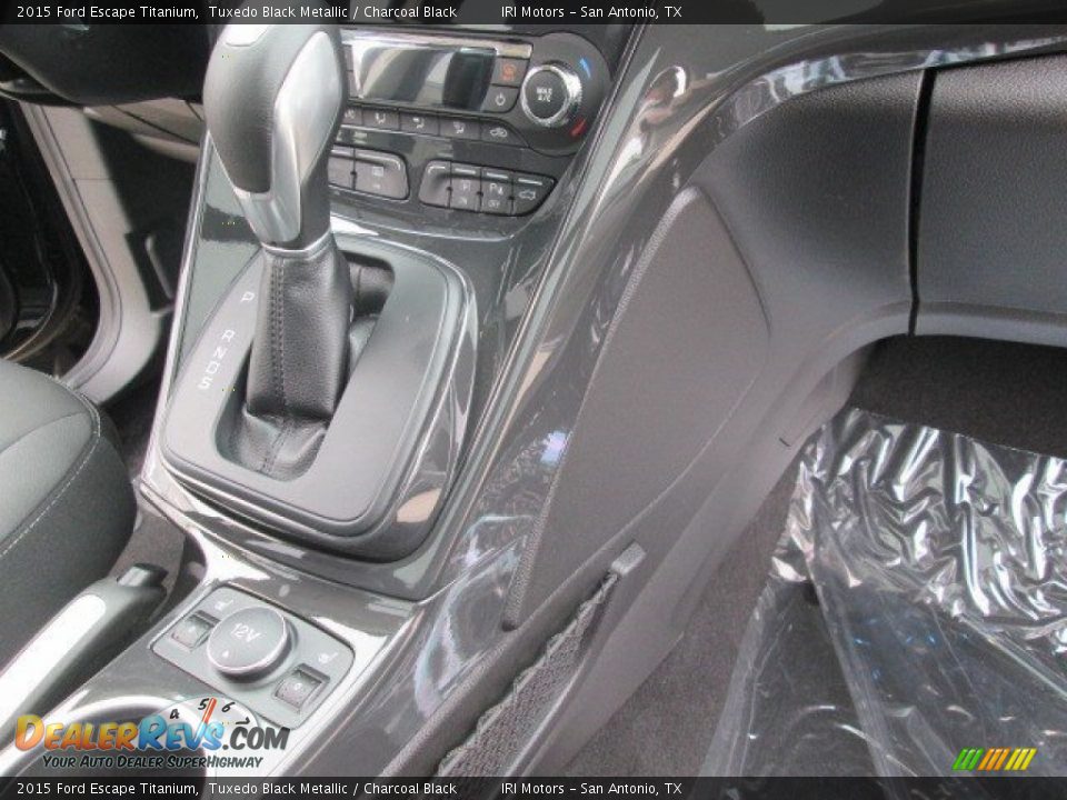 2015 Ford Escape Titanium Tuxedo Black Metallic / Charcoal Black Photo #33