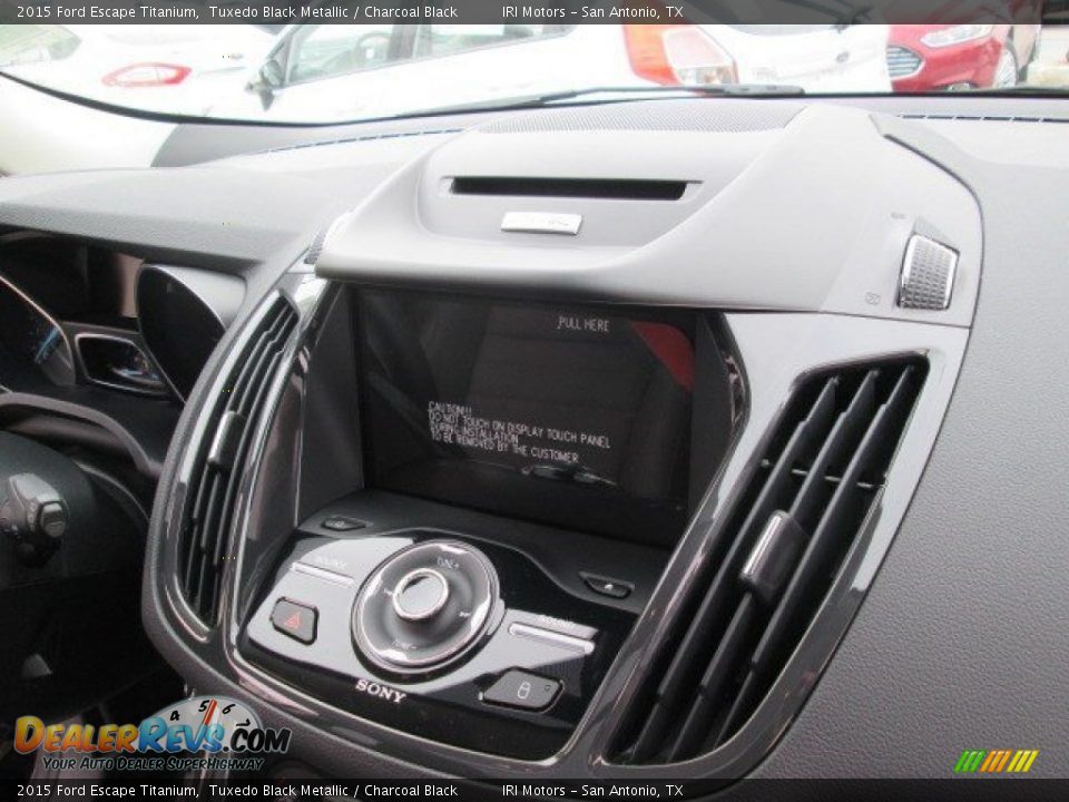 2015 Ford Escape Titanium Tuxedo Black Metallic / Charcoal Black Photo #34