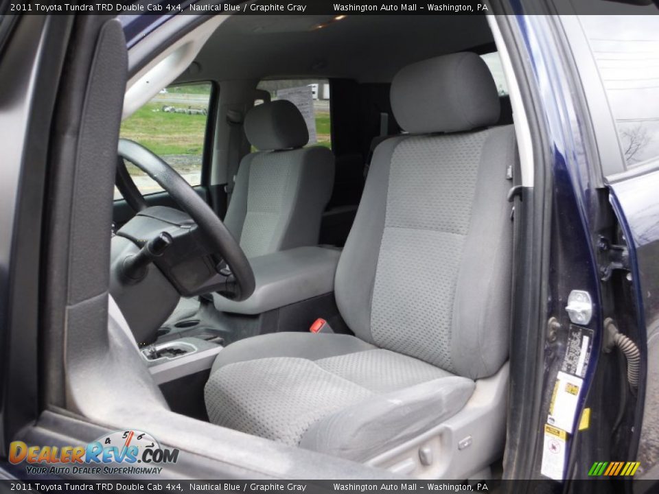 Graphite Gray Interior - 2011 Toyota Tundra TRD Double Cab 4x4 Photo #12