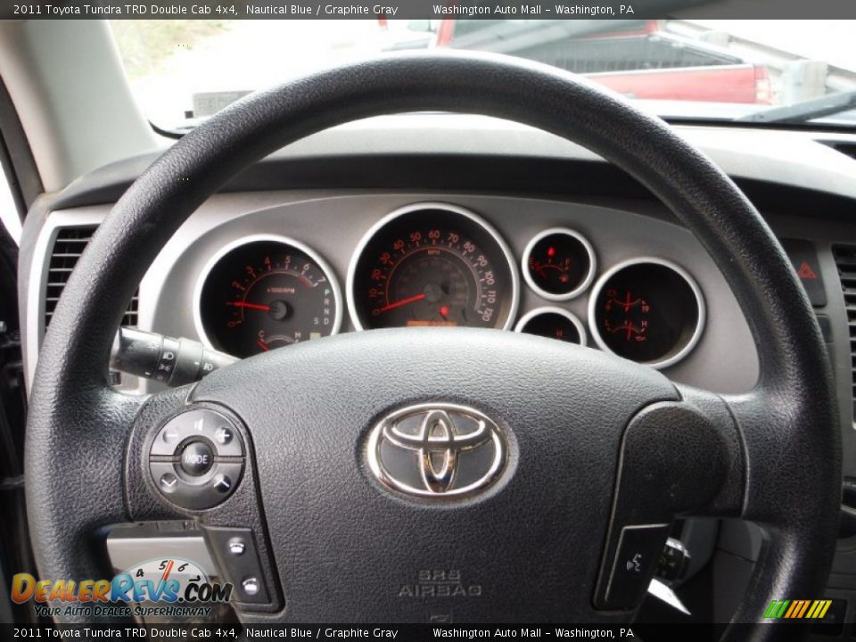 2011 Toyota Tundra TRD Double Cab 4x4 Nautical Blue / Graphite Gray Photo #16