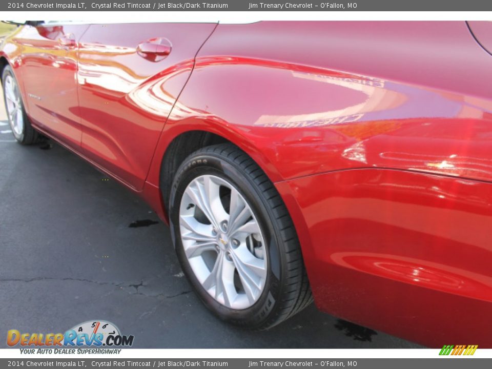 2014 Chevrolet Impala LT Crystal Red Tintcoat / Jet Black/Dark Titanium Photo #4