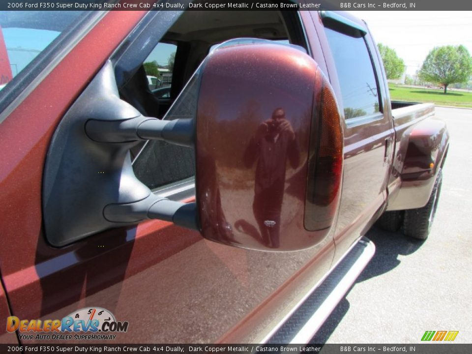 2006 Ford F350 Super Duty King Ranch Crew Cab 4x4 Dually Dark Copper Metallic / Castano Brown Leather Photo #12