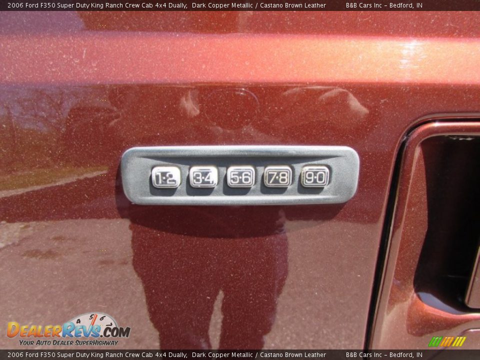 2006 Ford F350 Super Duty King Ranch Crew Cab 4x4 Dually Dark Copper Metallic / Castano Brown Leather Photo #14