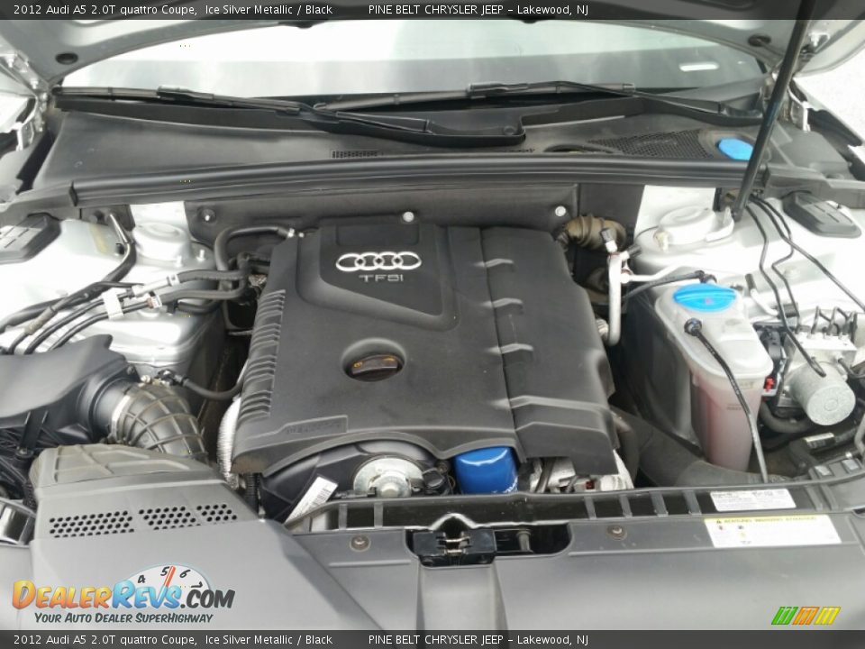 2012 Audi A5 2.0T quattro Coupe Ice Silver Metallic / Black Photo #27