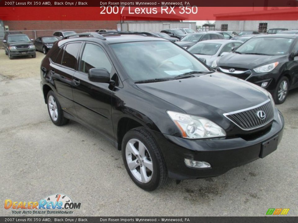 2007 Lexus RX 350 AWD Black Onyx / Black Photo #1