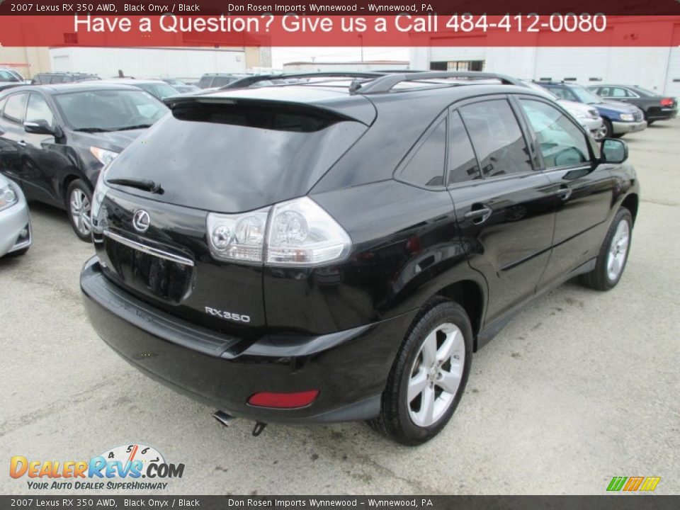 2007 Lexus RX 350 AWD Black Onyx / Black Photo #3