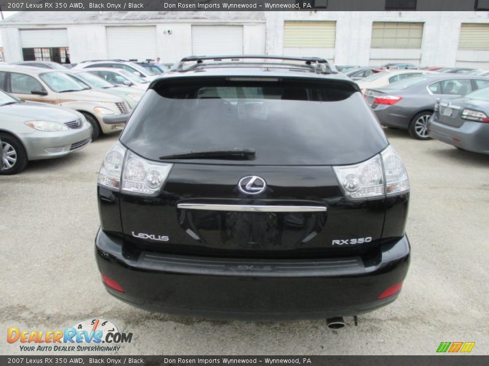2007 Lexus RX 350 AWD Black Onyx / Black Photo #9