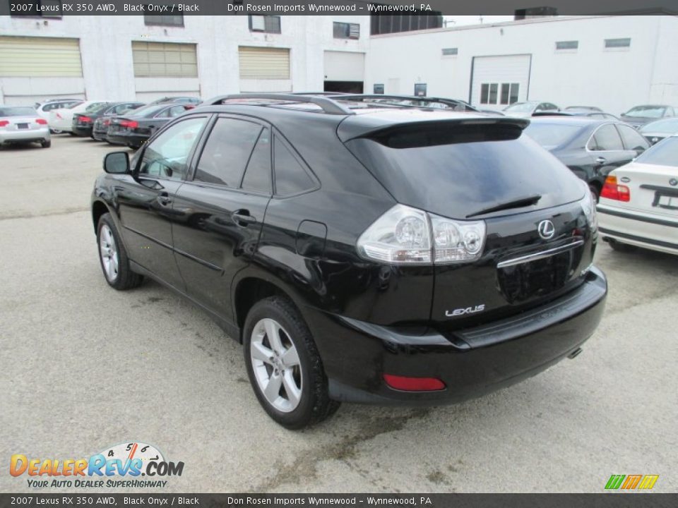 2007 Lexus RX 350 AWD Black Onyx / Black Photo #10