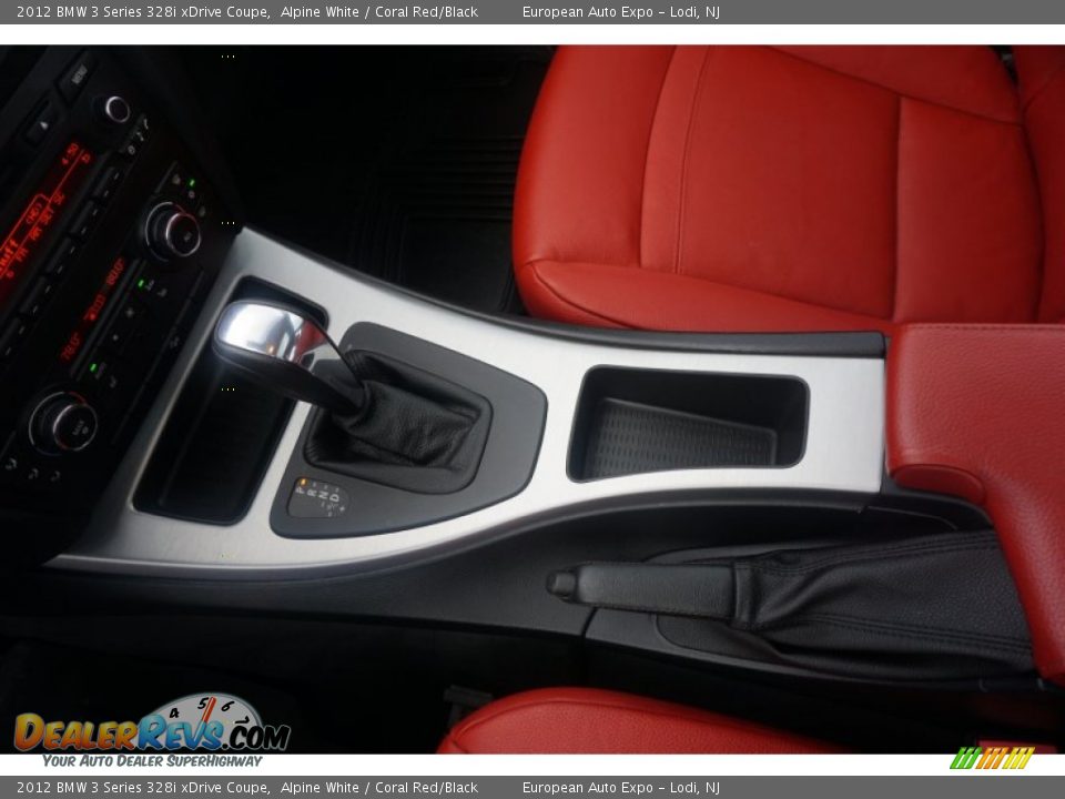 2012 BMW 3 Series 328i xDrive Coupe Alpine White / Coral Red/Black Photo #13