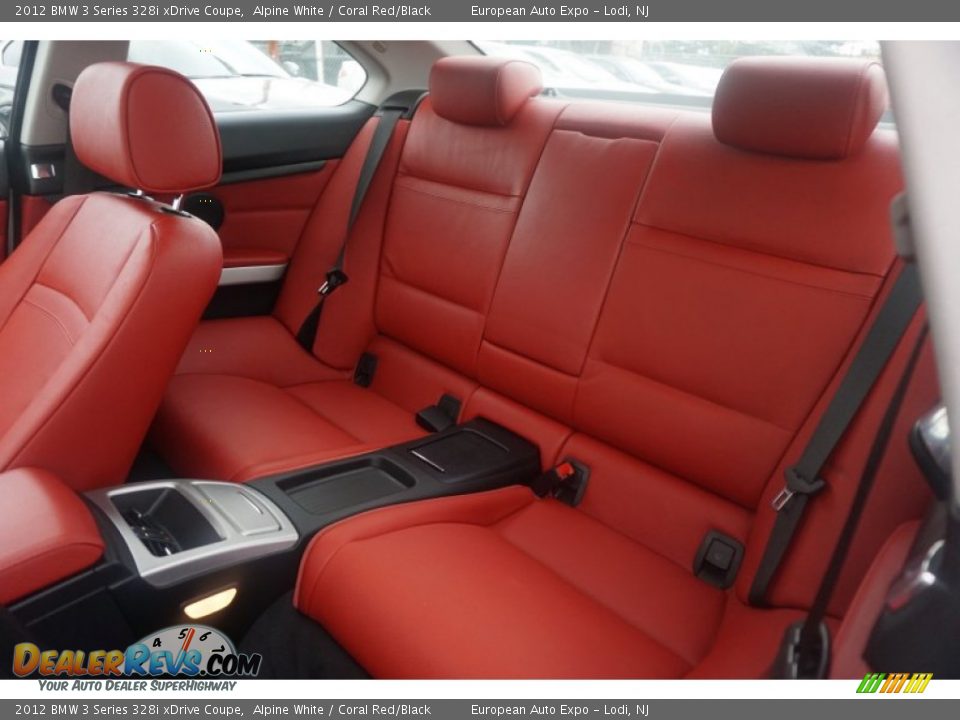 Rear Seat of 2012 BMW 3 Series 328i xDrive Coupe Photo #17