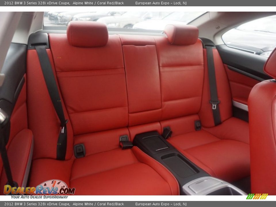 Rear Seat of 2012 BMW 3 Series 328i xDrive Coupe Photo #22