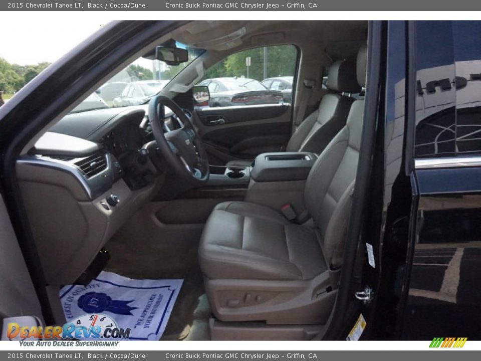 2015 Chevrolet Tahoe LT Black / Cocoa/Dune Photo #9