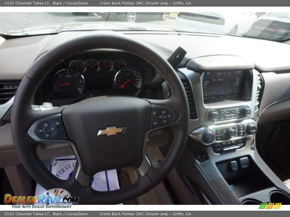 2015 Chevrolet Tahoe LT Black / Cocoa/Dune Photo #10