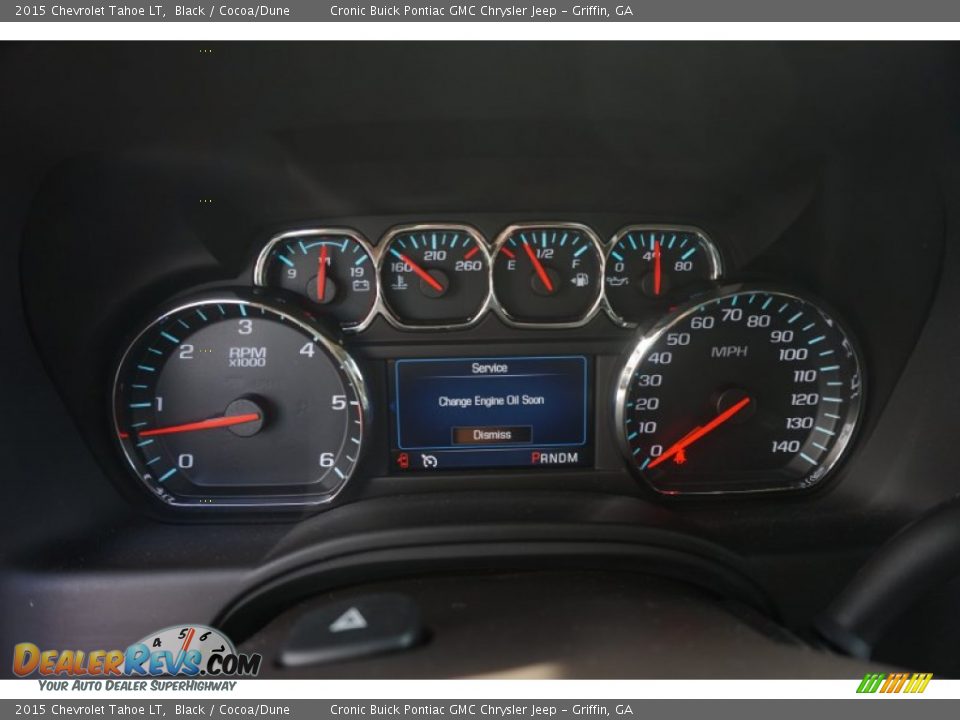 2015 Chevrolet Tahoe LT Black / Cocoa/Dune Photo #22