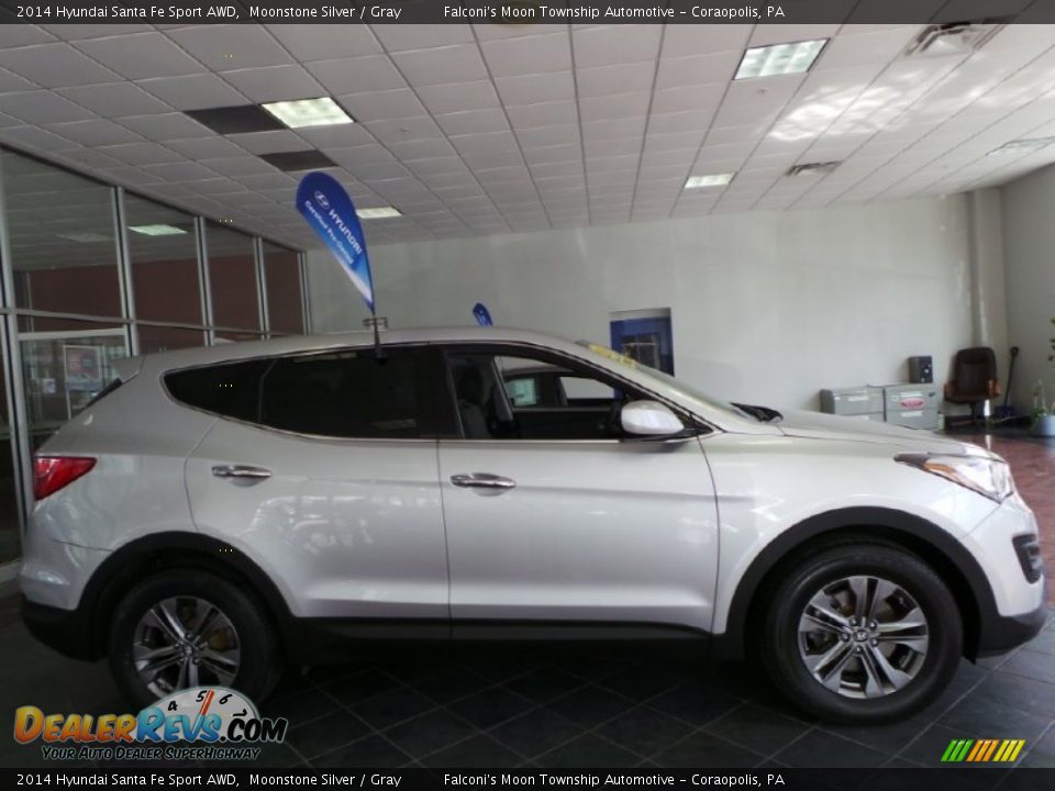 2014 Hyundai Santa Fe Sport AWD Moonstone Silver / Gray Photo #1