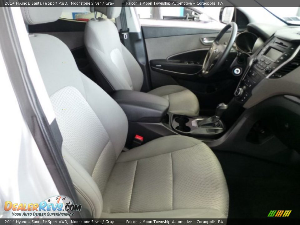 2014 Hyundai Santa Fe Sport AWD Moonstone Silver / Gray Photo #9