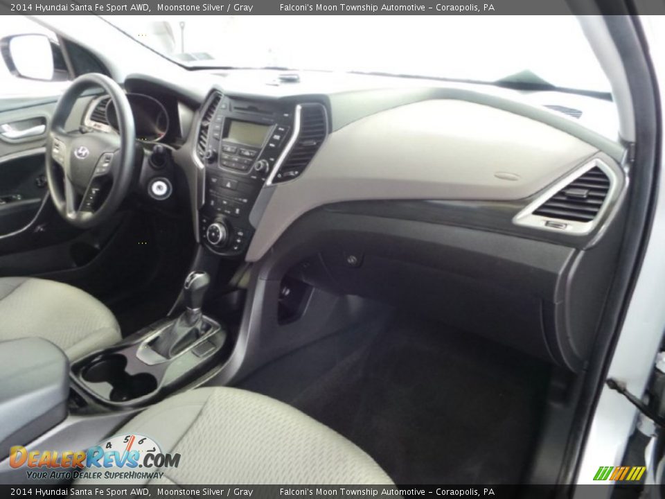 2014 Hyundai Santa Fe Sport AWD Moonstone Silver / Gray Photo #10