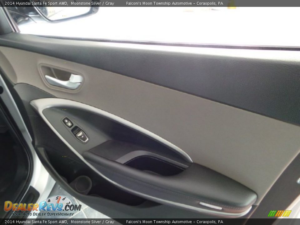 2014 Hyundai Santa Fe Sport AWD Moonstone Silver / Gray Photo #11