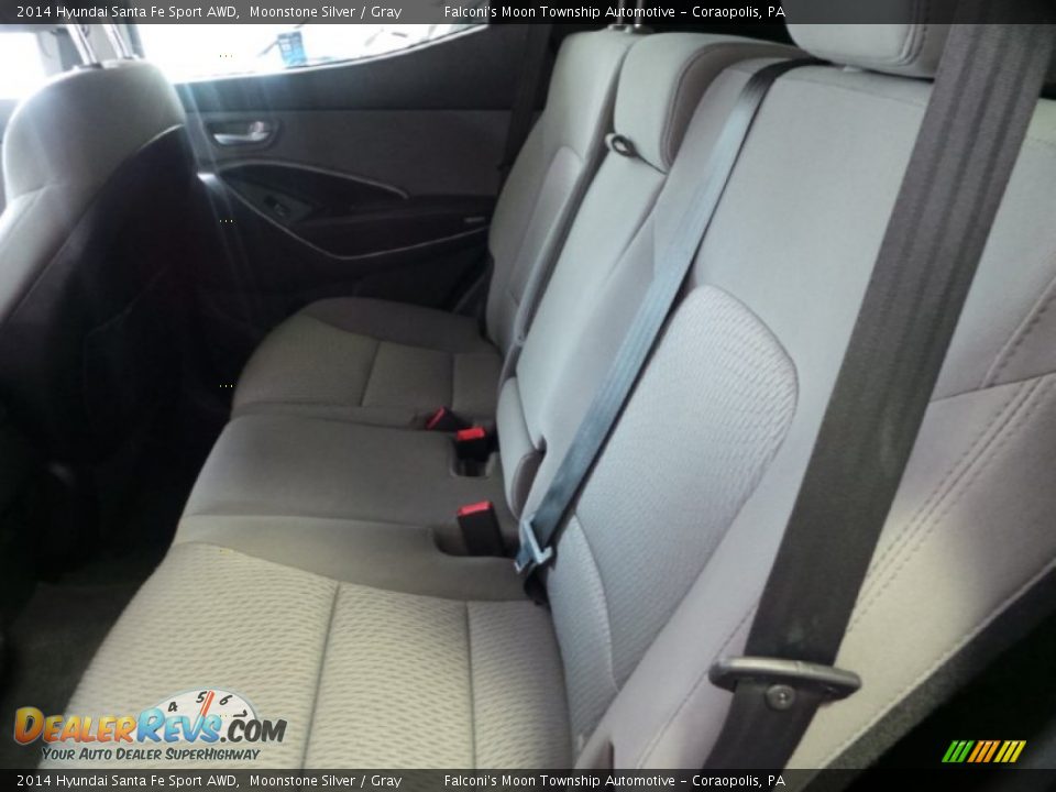 2014 Hyundai Santa Fe Sport AWD Moonstone Silver / Gray Photo #14