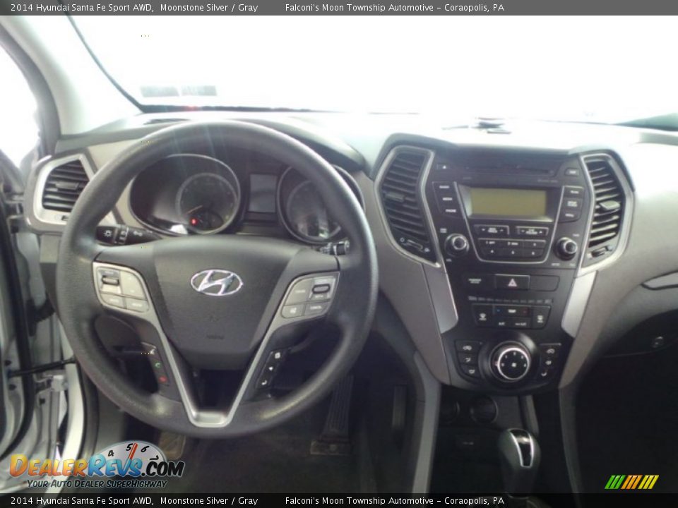 2014 Hyundai Santa Fe Sport AWD Moonstone Silver / Gray Photo #15