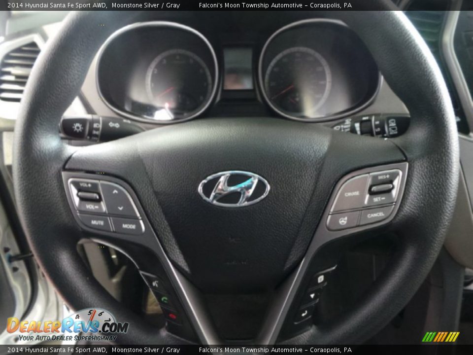 2014 Hyundai Santa Fe Sport AWD Moonstone Silver / Gray Photo #20