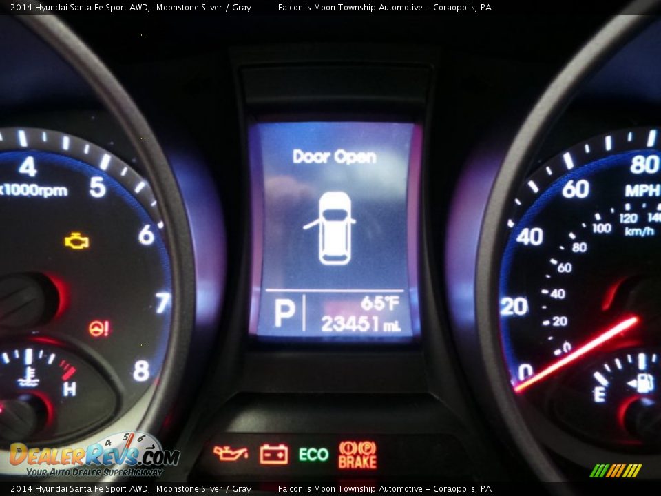 2014 Hyundai Santa Fe Sport AWD Moonstone Silver / Gray Photo #25