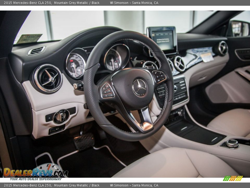 2015 Mercedes-Benz CLA 250 Mountain Grey Metallic / Black Photo #6