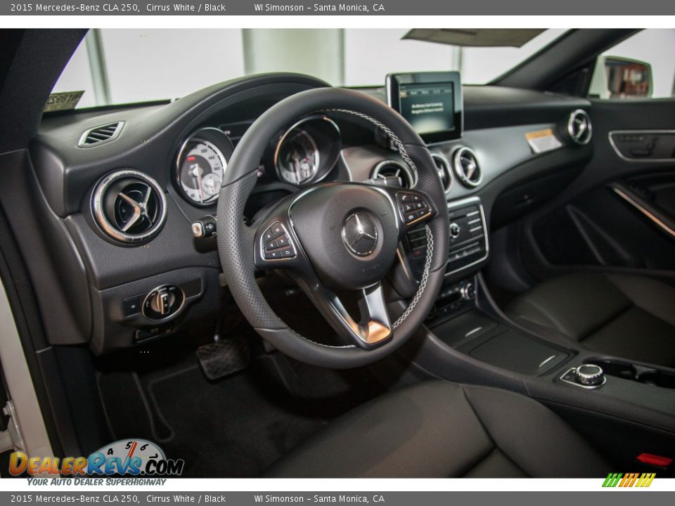 2015 Mercedes-Benz CLA 250 Cirrus White / Black Photo #6