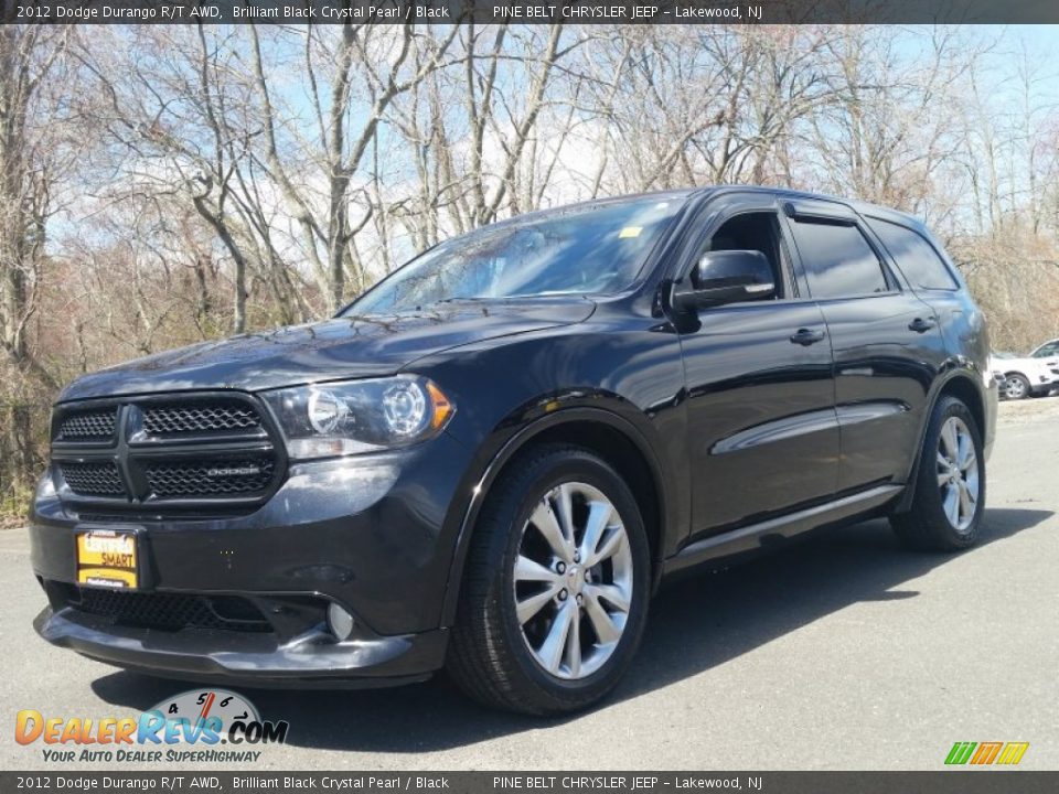 2012 Dodge Durango R/T AWD Brilliant Black Crystal Pearl / Black Photo #1