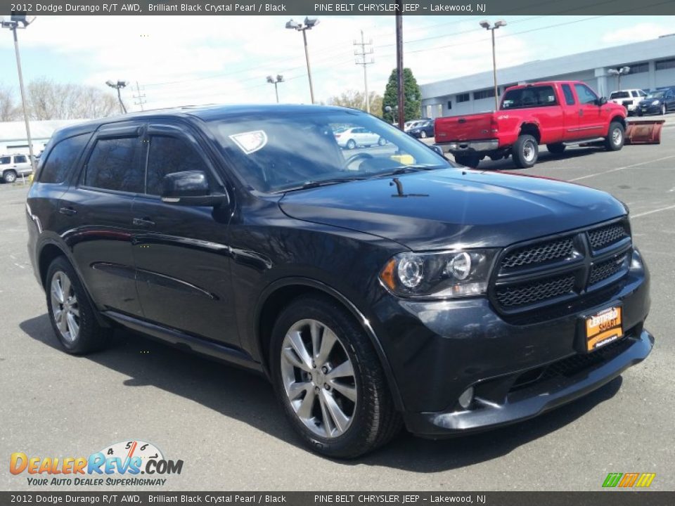 2012 Dodge Durango R/T AWD Brilliant Black Crystal Pearl / Black Photo #3