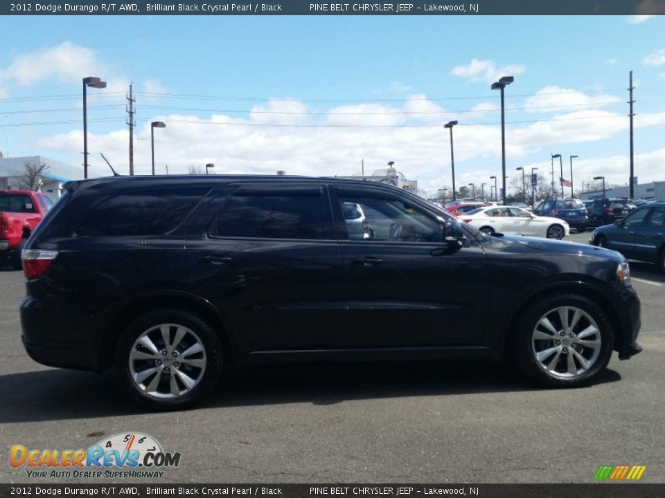2012 Dodge Durango R/T AWD Brilliant Black Crystal Pearl / Black Photo #5