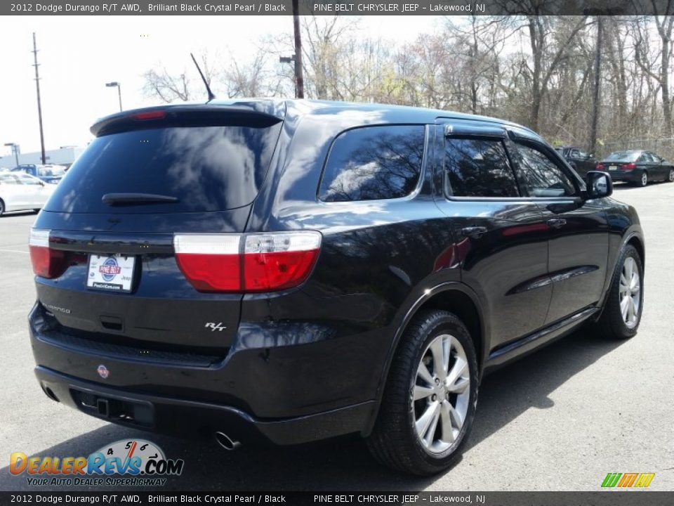 2012 Dodge Durango R/T AWD Brilliant Black Crystal Pearl / Black Photo #7