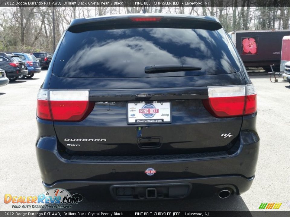 2012 Dodge Durango R/T AWD Brilliant Black Crystal Pearl / Black Photo #8