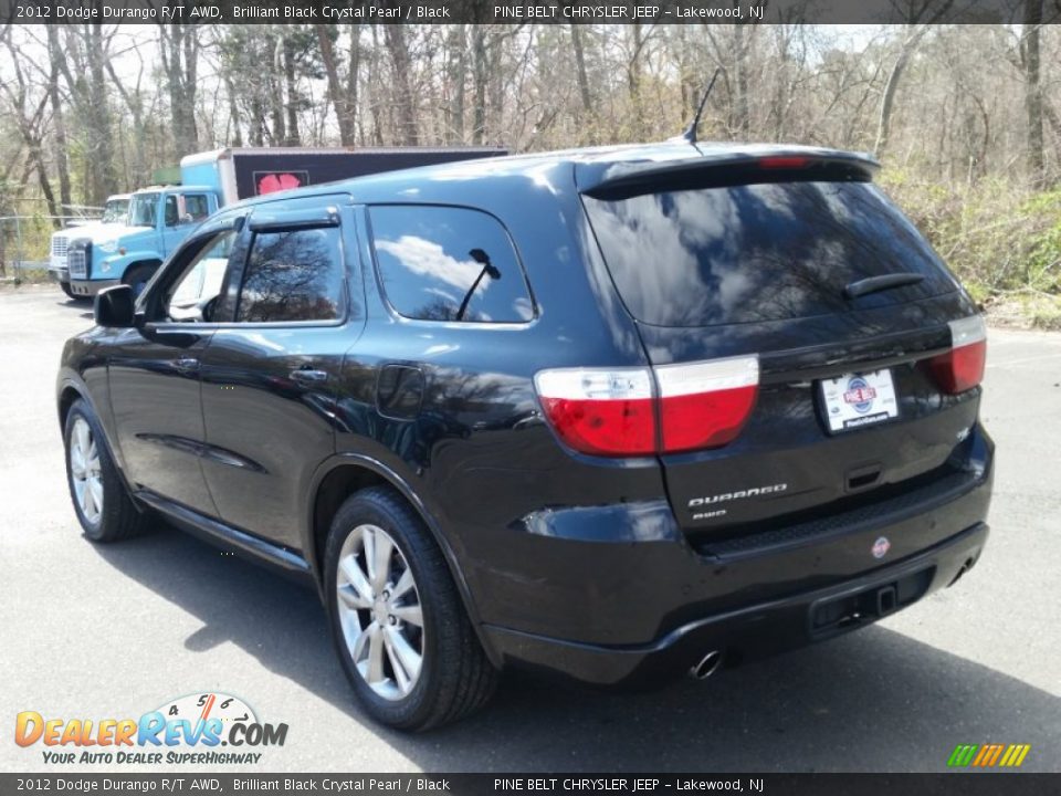2012 Dodge Durango R/T AWD Brilliant Black Crystal Pearl / Black Photo #11