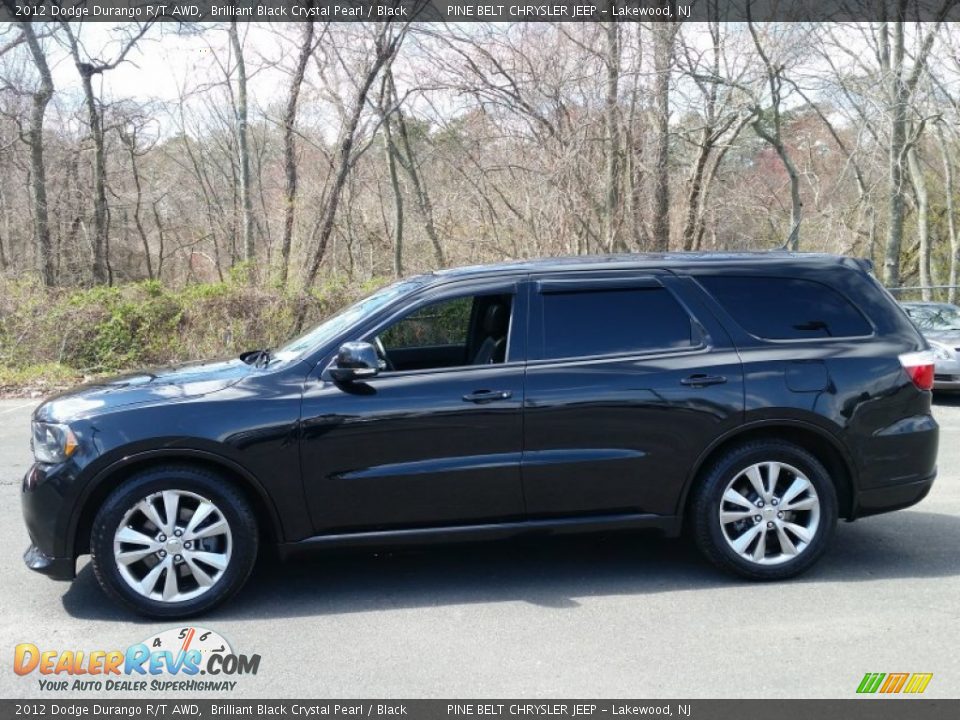 2012 Dodge Durango R/T AWD Brilliant Black Crystal Pearl / Black Photo #12