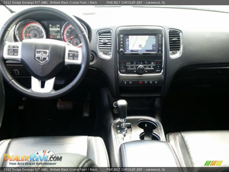 2012 Dodge Durango R/T AWD Brilliant Black Crystal Pearl / Black Photo #15