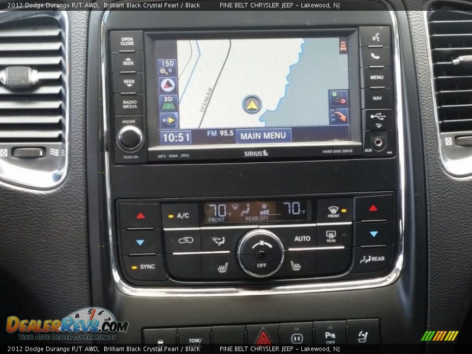 2012 Dodge Durango R/T AWD Brilliant Black Crystal Pearl / Black Photo #18