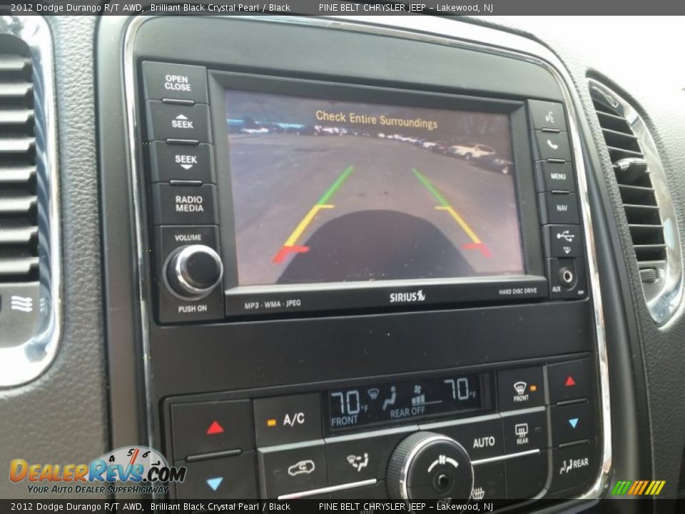 2012 Dodge Durango R/T AWD Brilliant Black Crystal Pearl / Black Photo #22