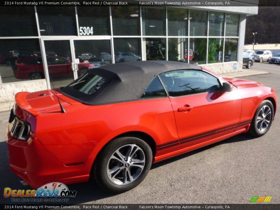 2014 Ford Mustang V6 Premium Convertible Race Red / Charcoal Black Photo #2