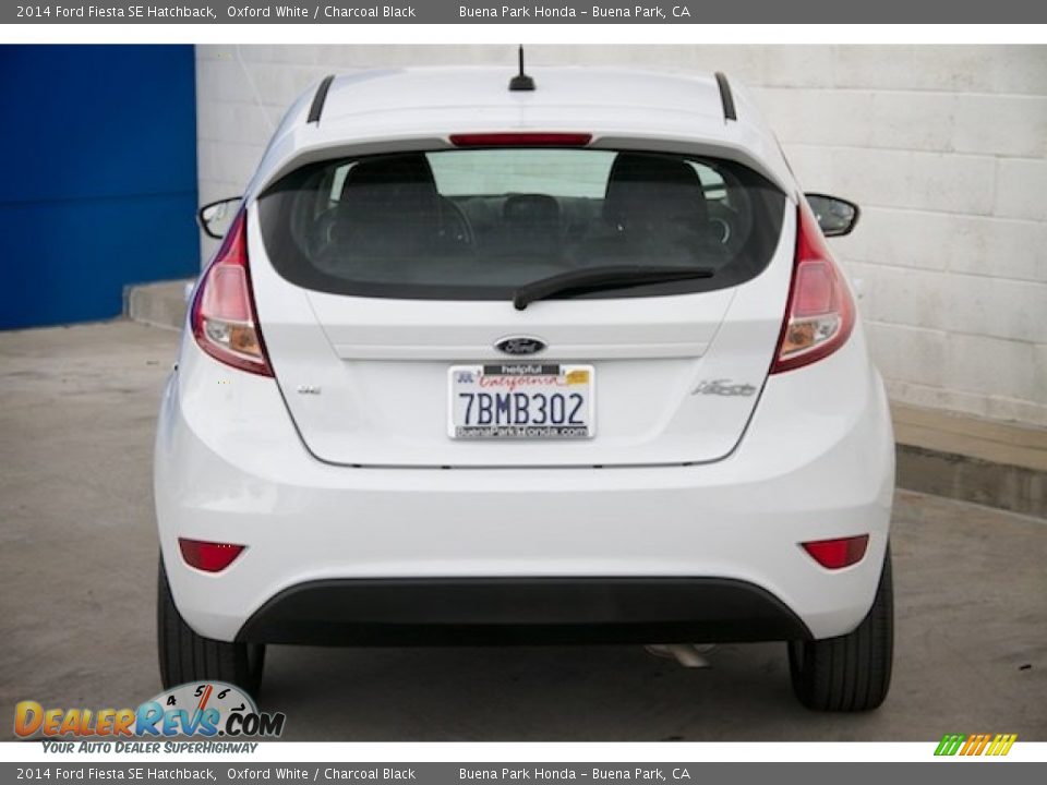 2014 Ford Fiesta SE Hatchback Oxford White / Charcoal Black Photo #9