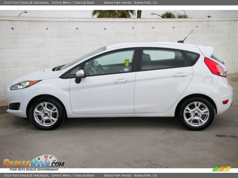 2014 Ford Fiesta SE Hatchback Oxford White / Charcoal Black Photo #10