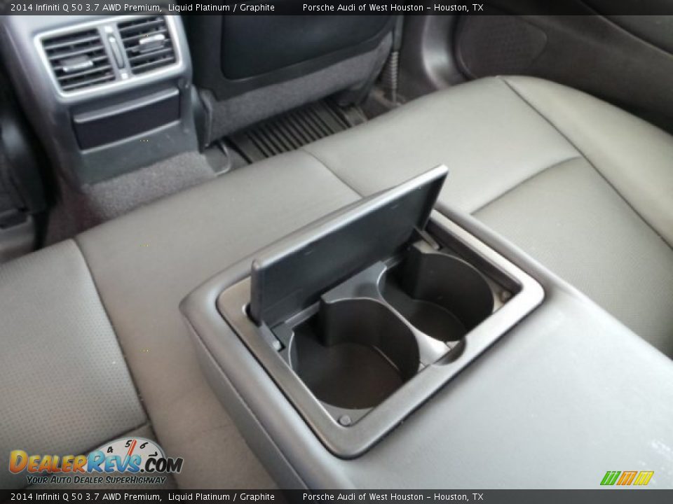 2014 Infiniti Q 50 3.7 AWD Premium Liquid Platinum / Graphite Photo #35